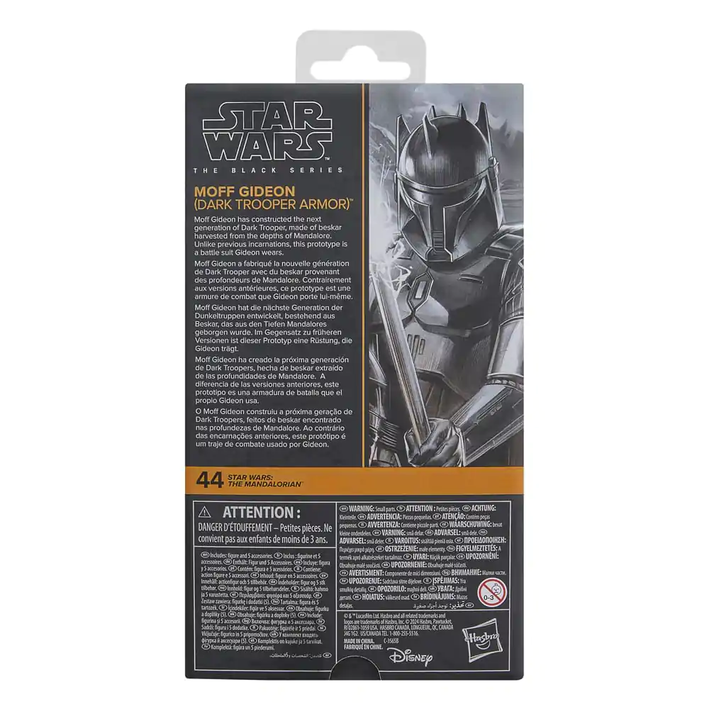 Star Wars The Mandalorian Moff Gideon Dark Armor figura 15 cm fotografija izdelka