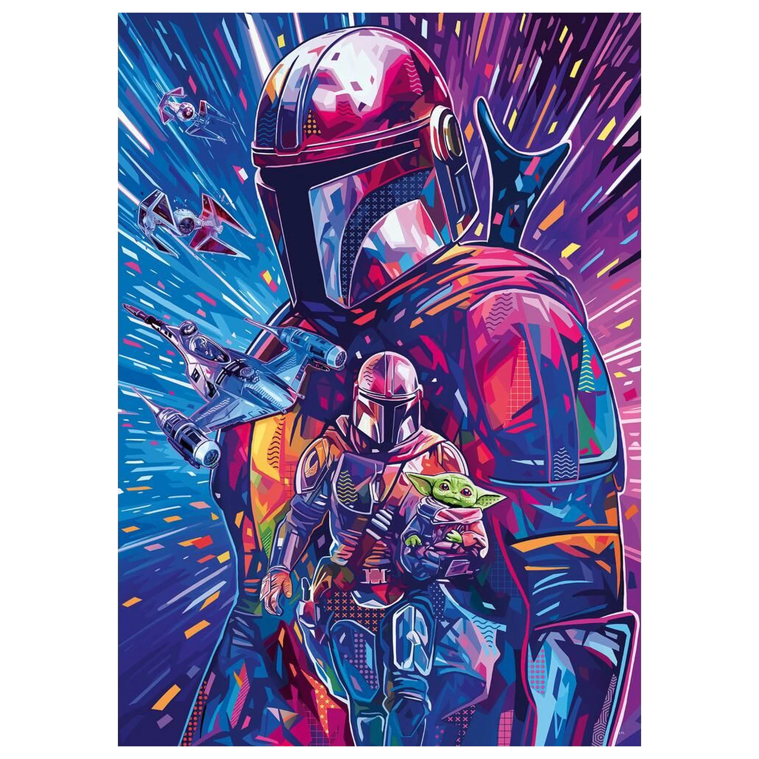 Star Wars The Mandalorian sestavljanka 500pcs fotografija izdelka