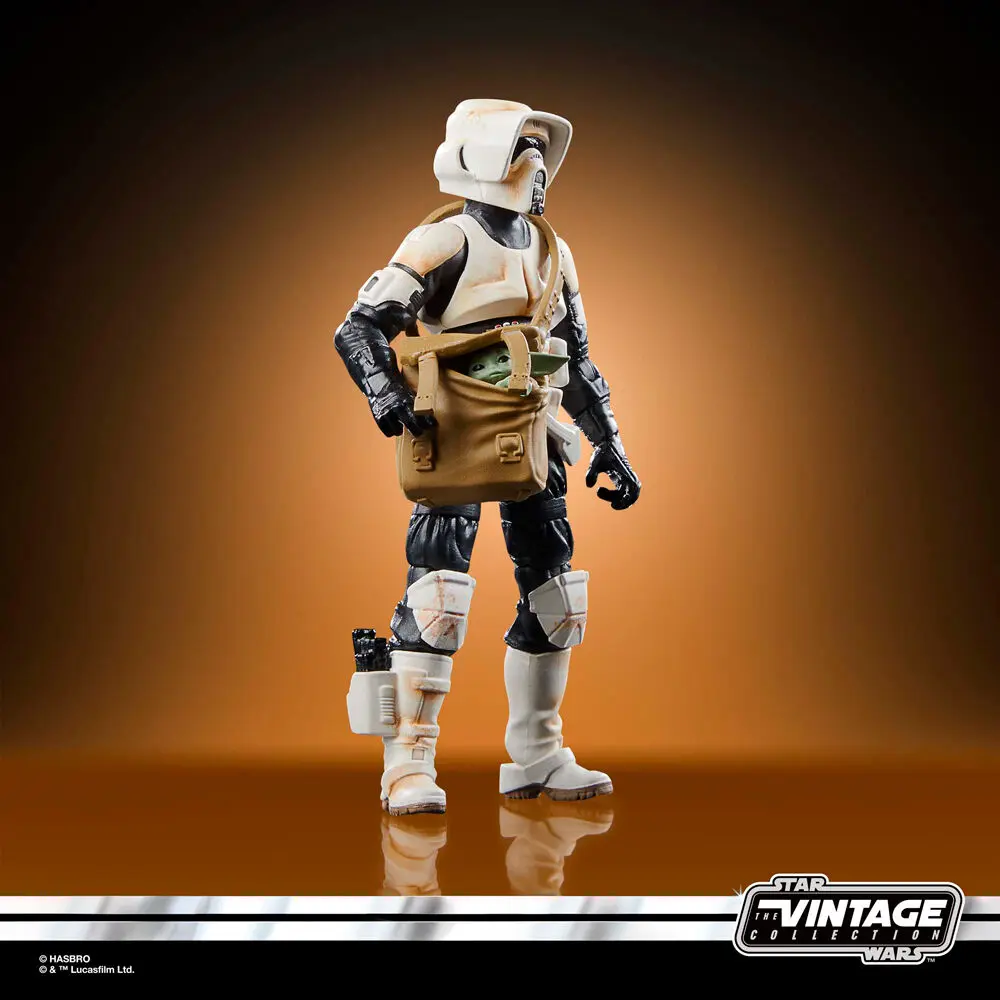 Vojna zvezd: The Mandalorian Vintage Collection vozilo s figurami Speeder Bike z Scout Trooper & Grogu fotografija izdelka