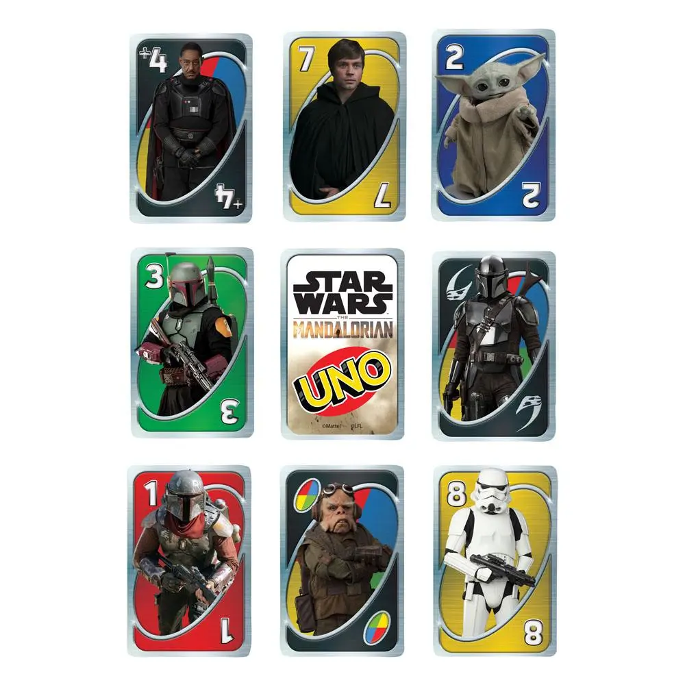 Star Wars: The Mandalorian UNO igra s kartami fotografija izdelka
