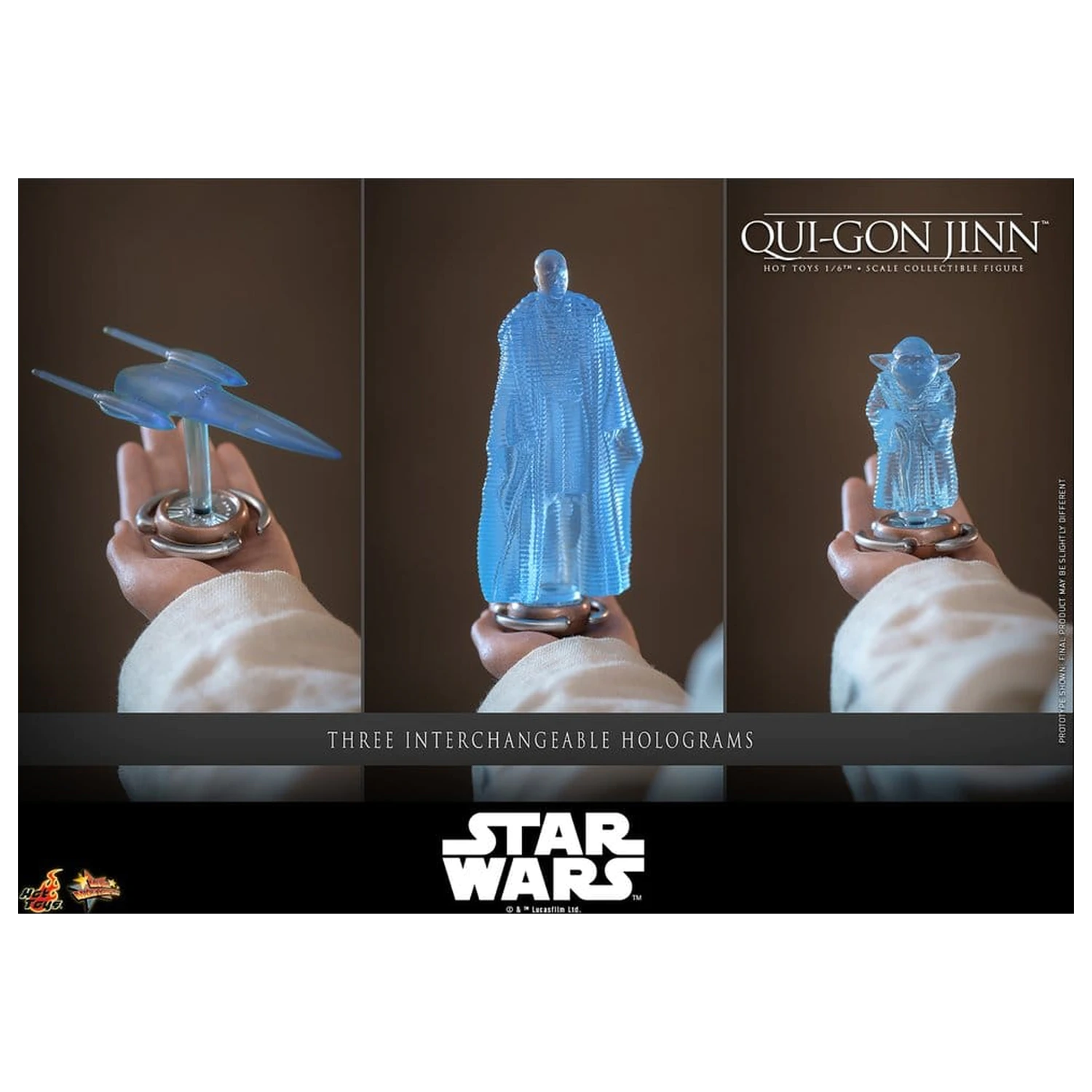 Star Wars: The Phantom Menace Movie Masterpiece akcijska figura 1/6 Qui-Gon Jinn (Artisan Edition) Hot Toys Exclusive 32 cm fotografija izdelka