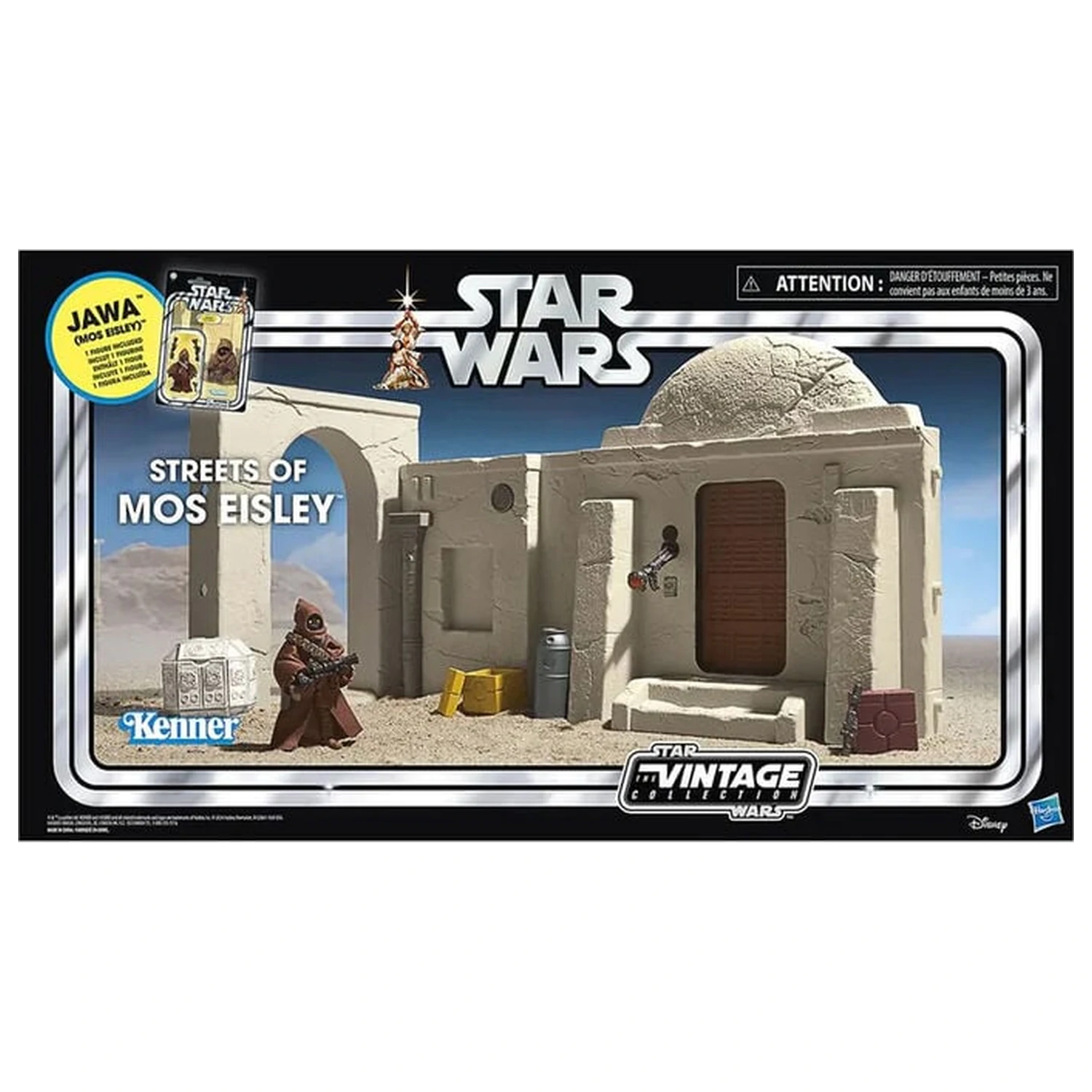 Star Wars Episode IV Vintage Collection igralni set ulice Mos Eisley z akcijsko figuro Jawa fotografija izdelka
