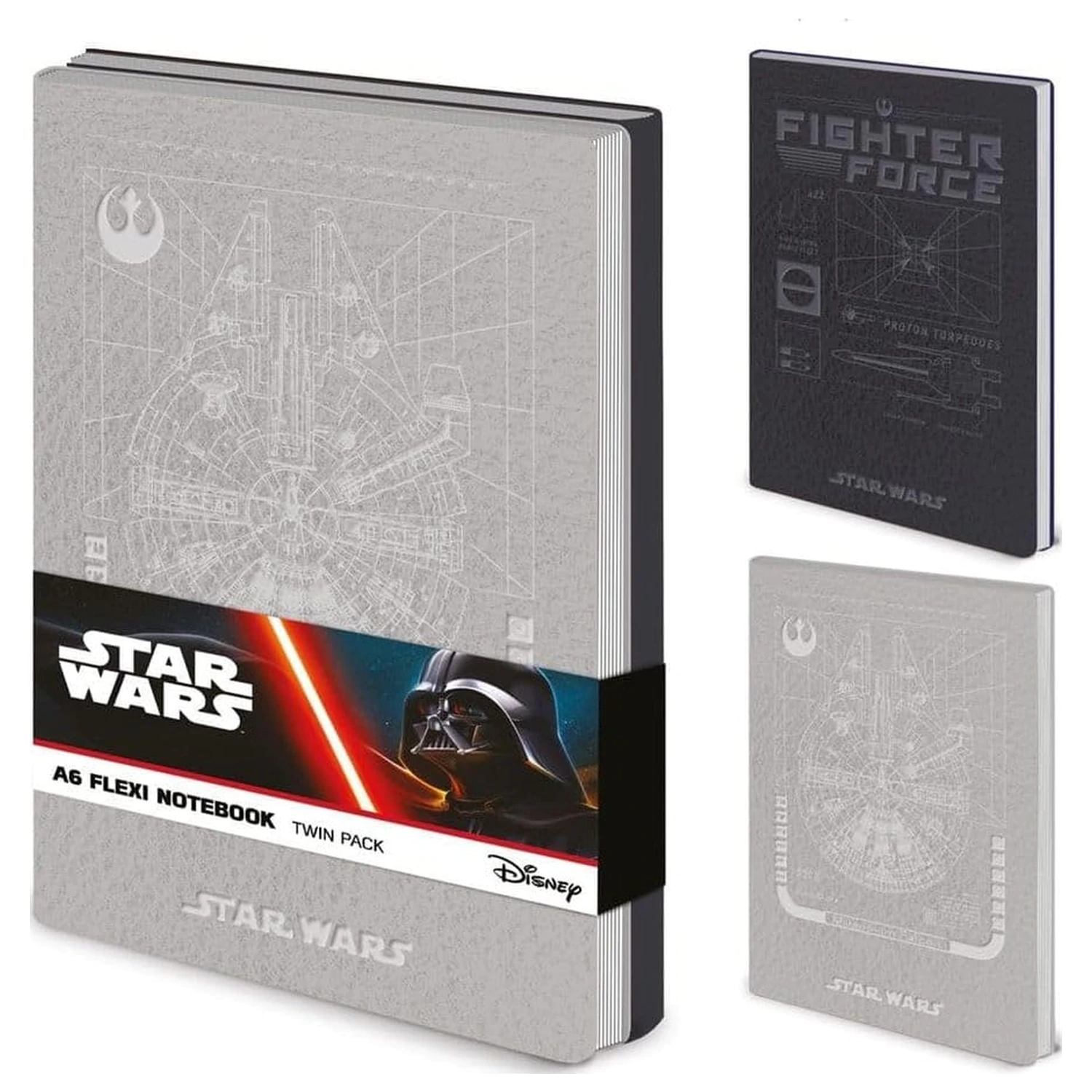 Star Wars A6 Flexi zvezek dvojno pakiranje (Rebel) fotografija izdelka