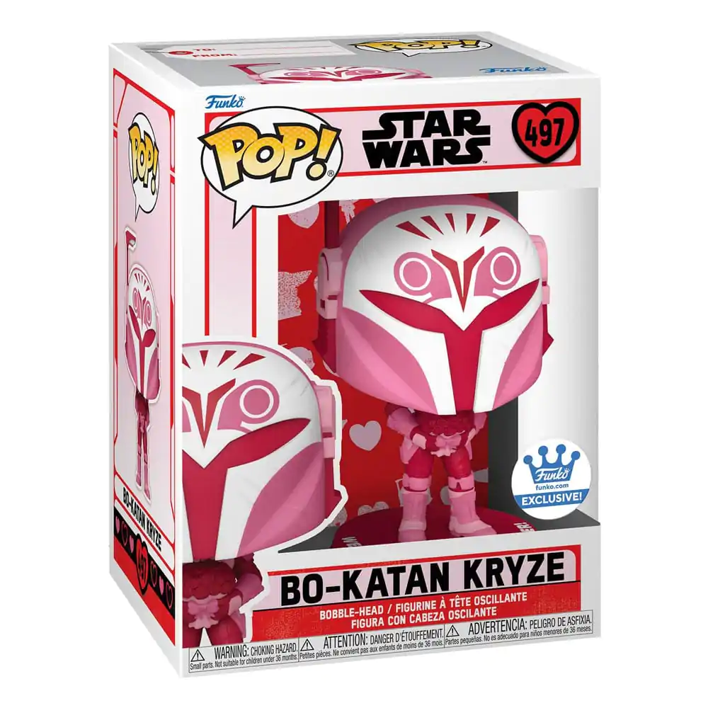 Star Wars Valentines POP! Star Wars Vinyl Figura Bo Katan 9 cm fotografija izdelka