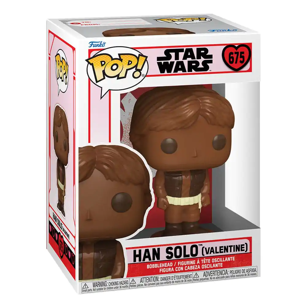 Star Wars Valentines POP! Vinilna Figura Han Solo (Val Choc) 9 cm fotografija izdelka