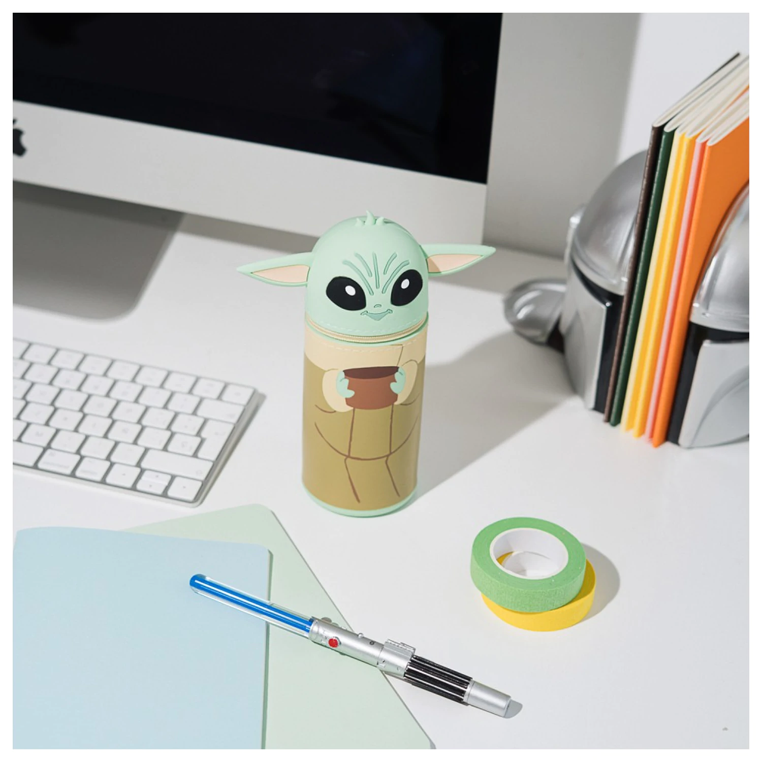 Star Wars Mandalorian Grogu 3D peresnica fotografija izdelka