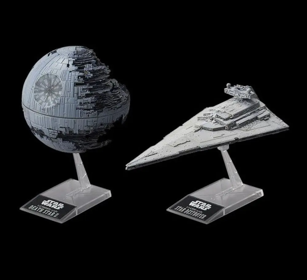 Star Wars Model Kit Death Star II & Imperial Star Destroyer - modelarski komplet fotografija izdelka