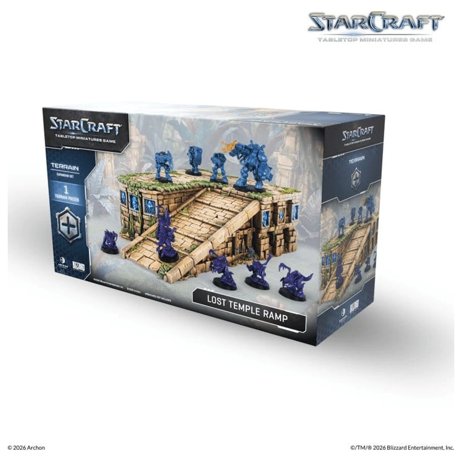 StarCraft TMG Expansion Set Terrain: Lost Temple klančina fotografija izdelka
