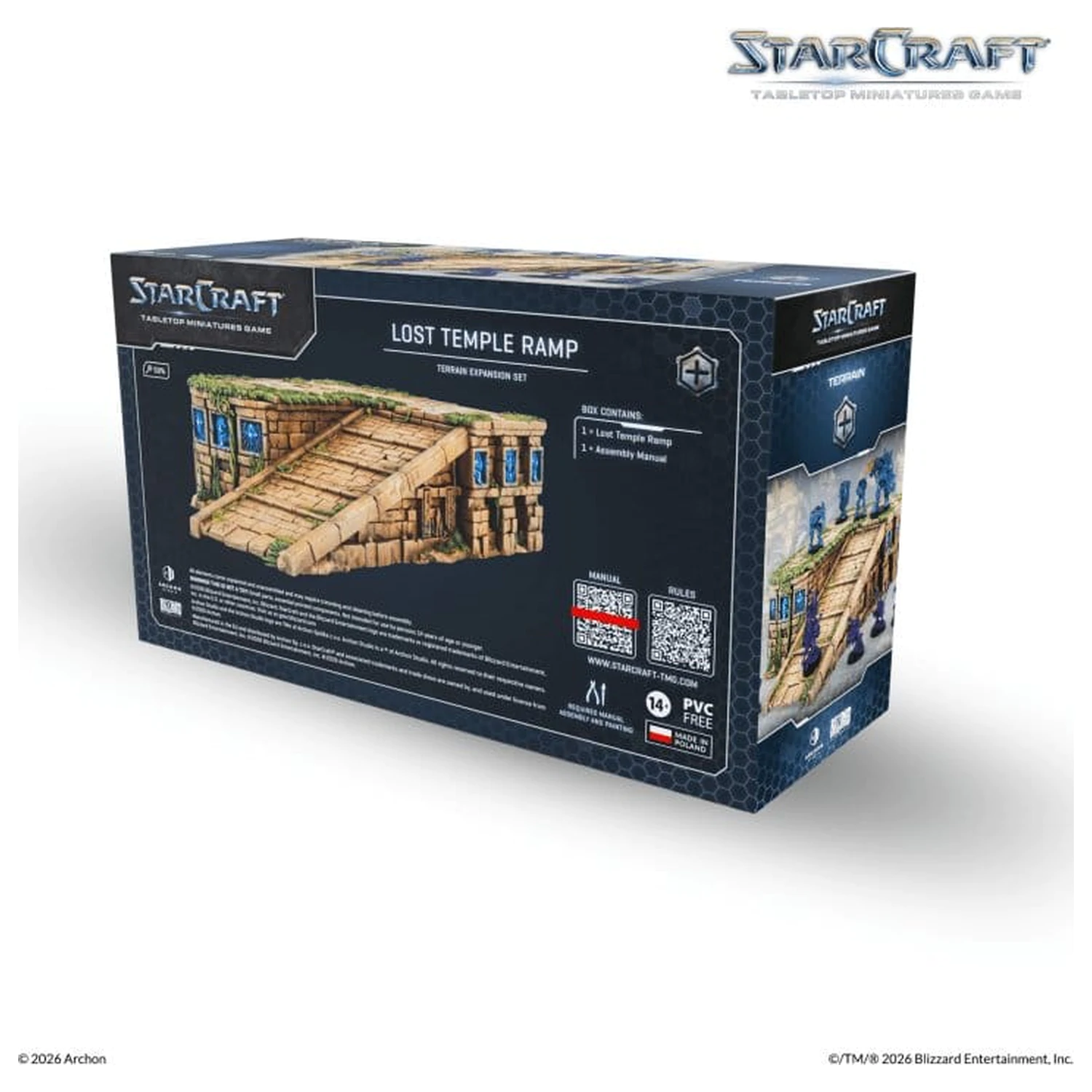 StarCraft TMG Expansion Set Terrain: Lost Temple klančina fotografija izdelka