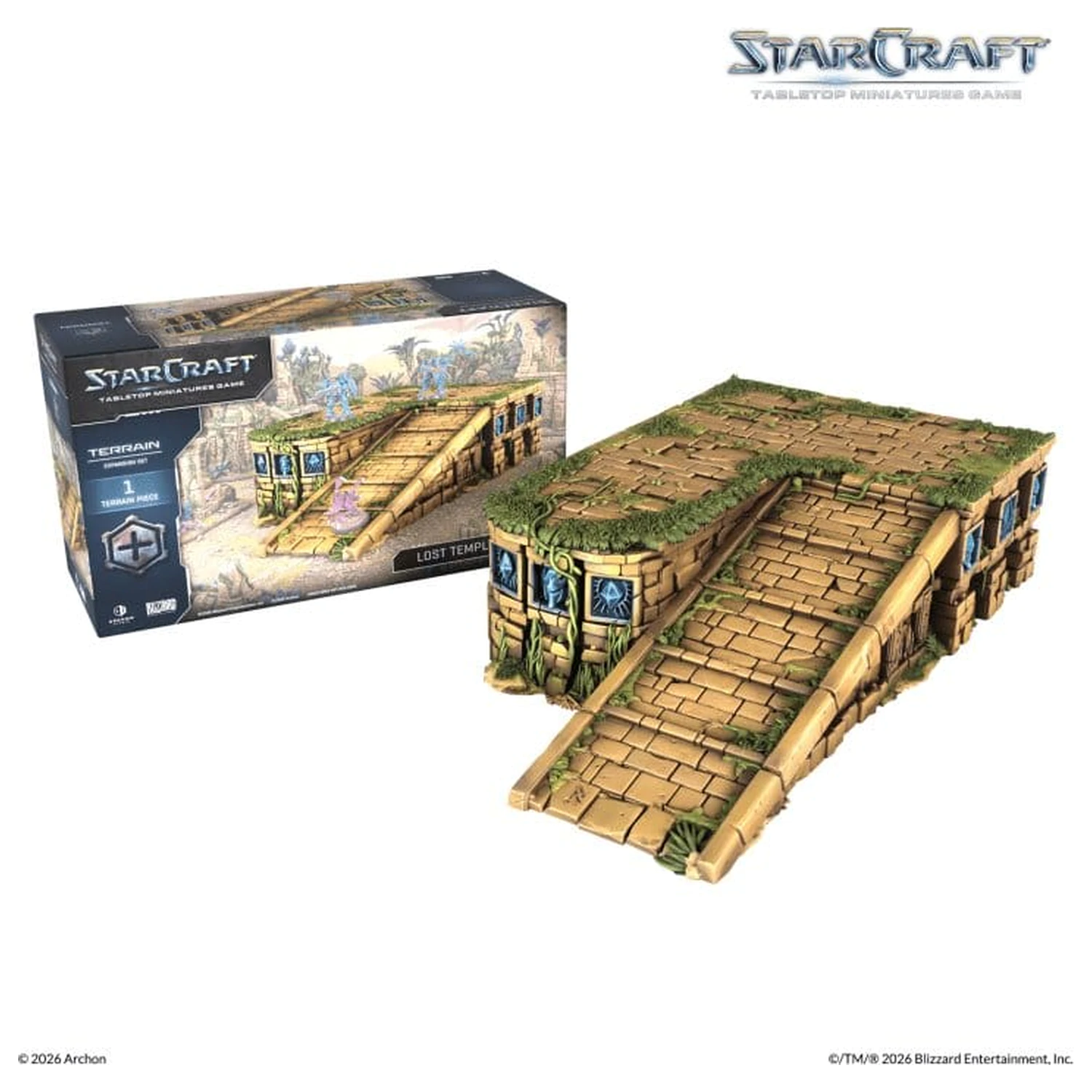 StarCraft TMG Expansion Set Terrain: Lost Temple klančina fotografija izdelka