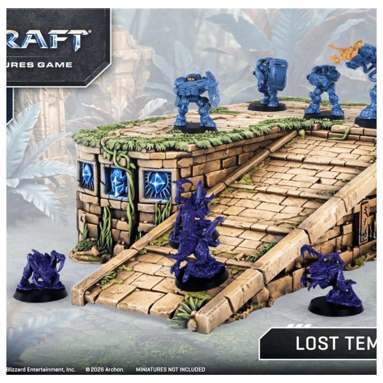 StarCraft TMG Expansion Set Terrain: Lost Temple klančina fotografija izdelka