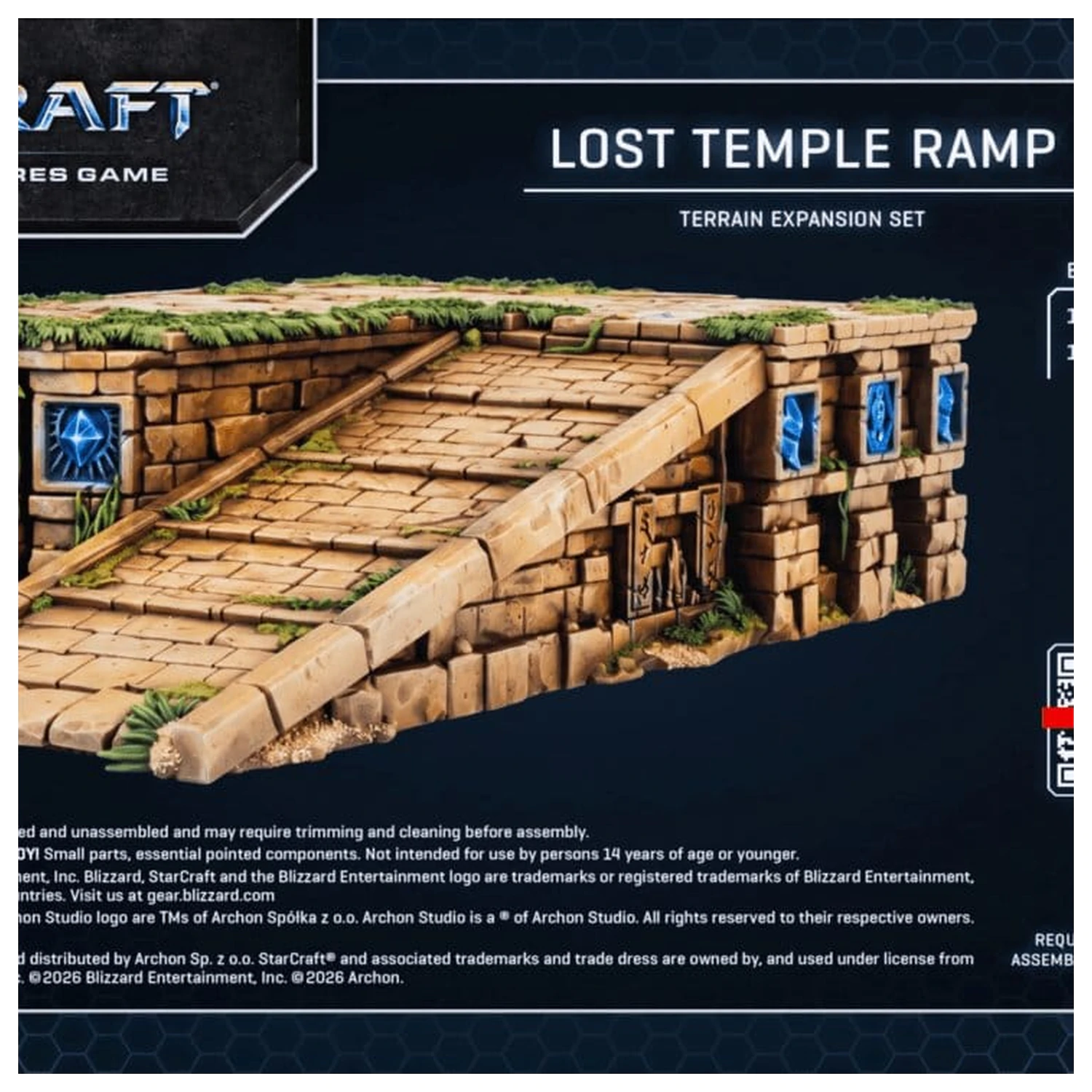 StarCraft TMG Expansion Set Terrain: Lost Temple klančina fotografija izdelka