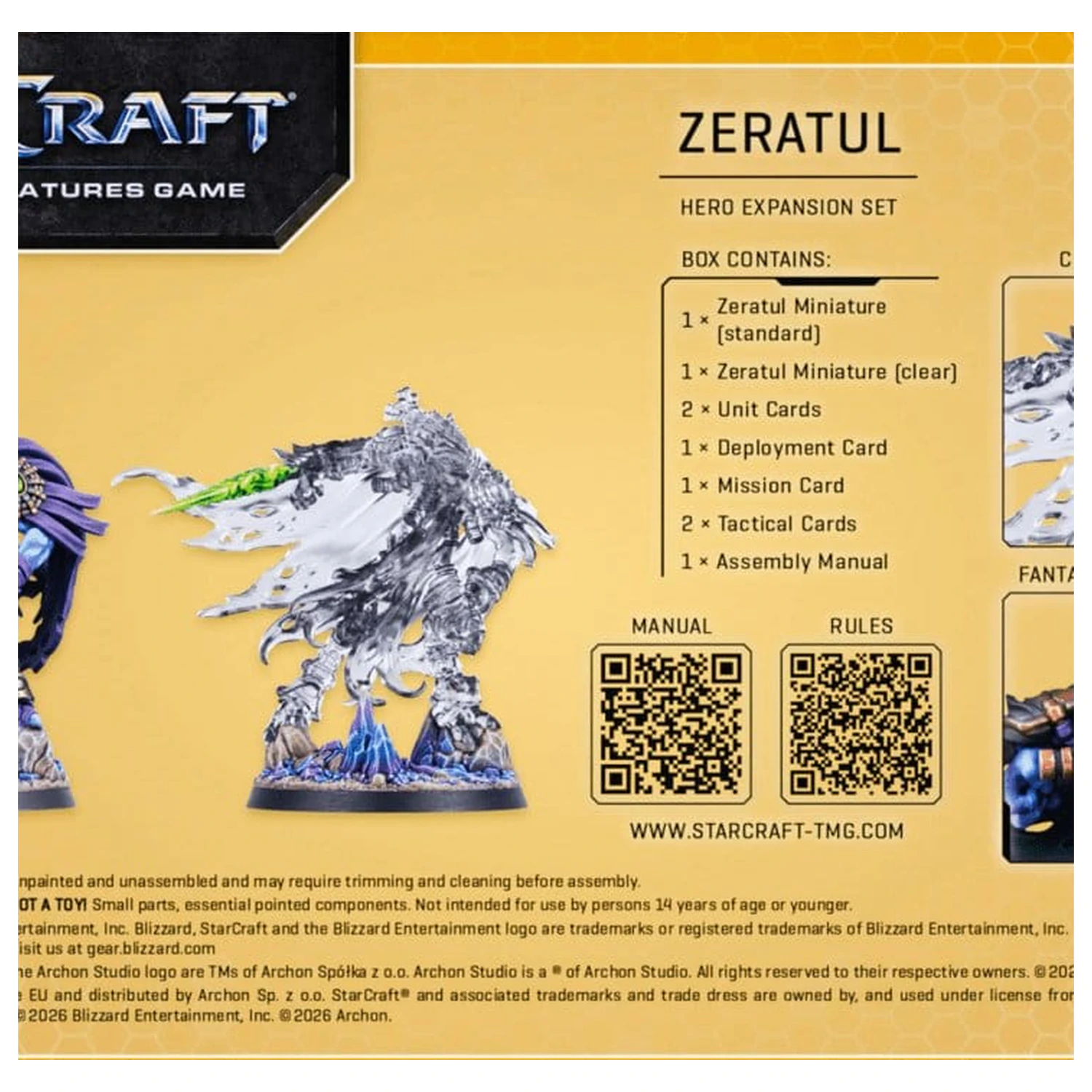 StarCraft TMG Hero Razširitveni set Protoss: Zeratul fotografija izdelka