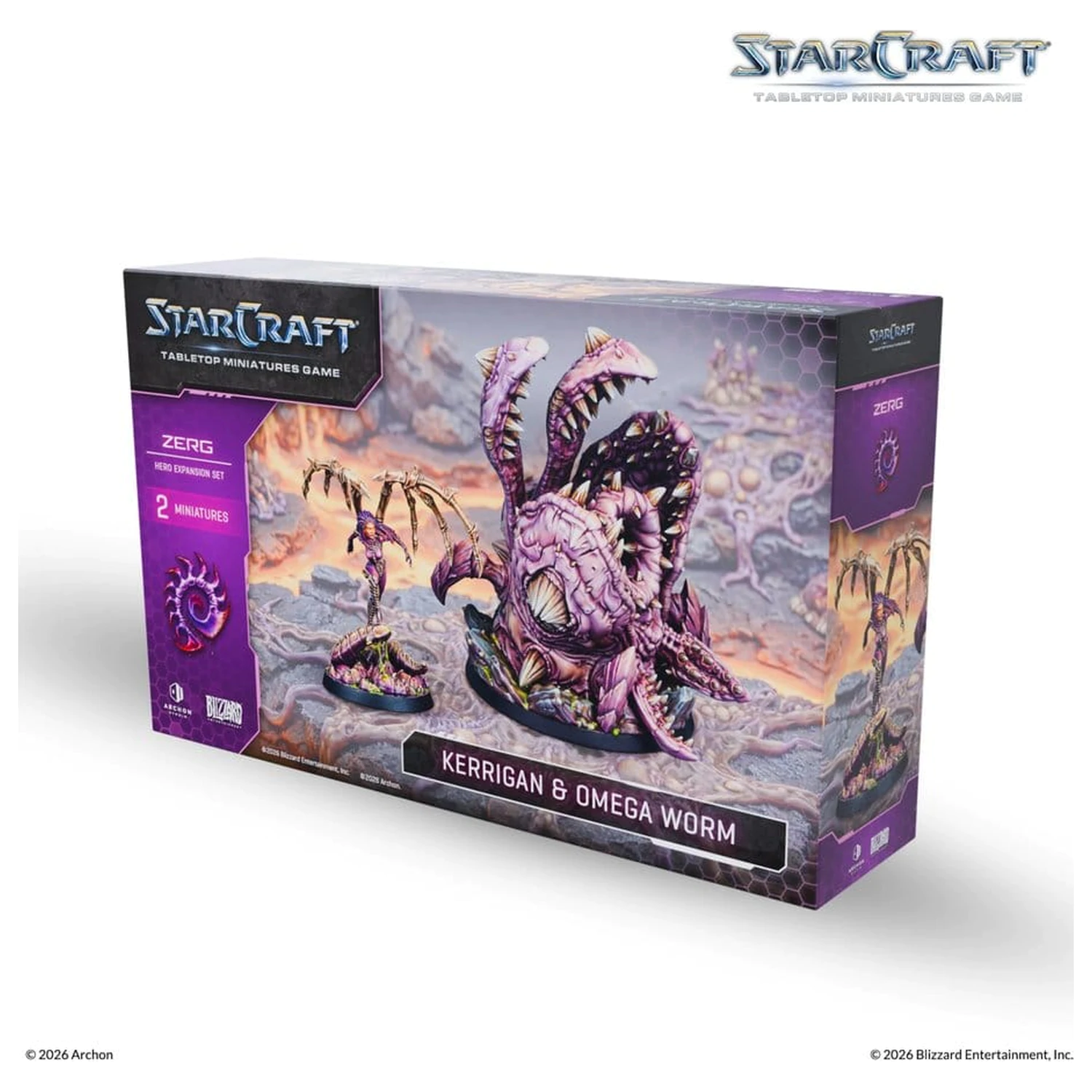 StarCraft TMG Razširitveni komplet Hero Zerg: Kerrigan & Omega Worm fotografija izdelka