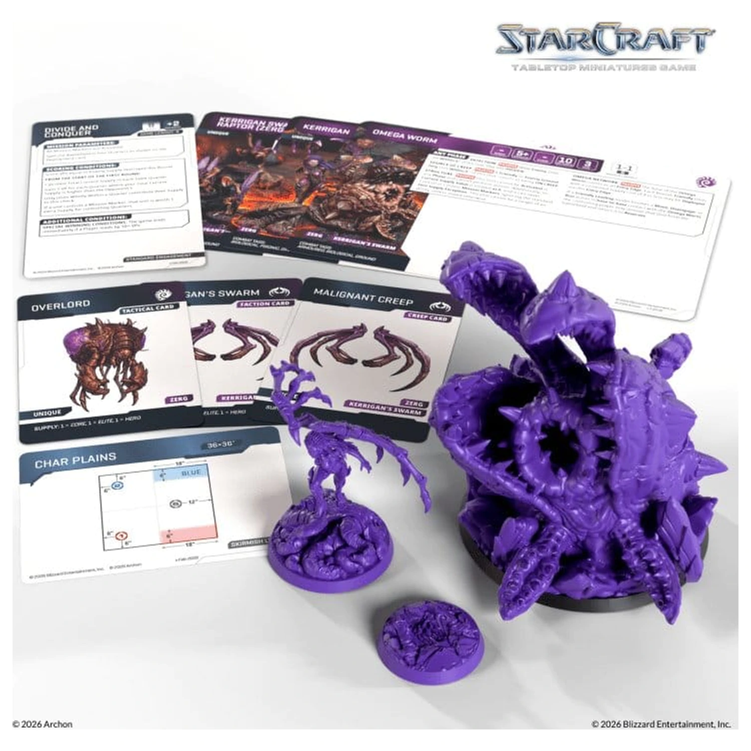 StarCraft TMG Razširitveni komplet Hero Zerg: Kerrigan & Omega Worm fotografija izdelka