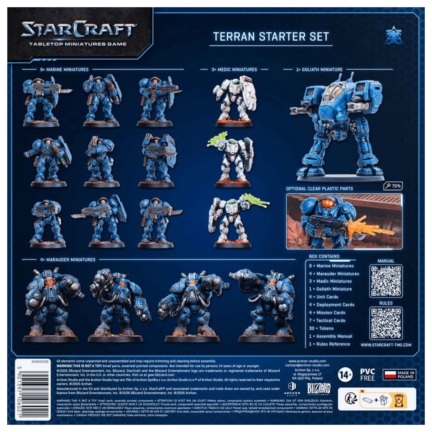 StarCraft TMG začetni set Terran fotografija izdelka