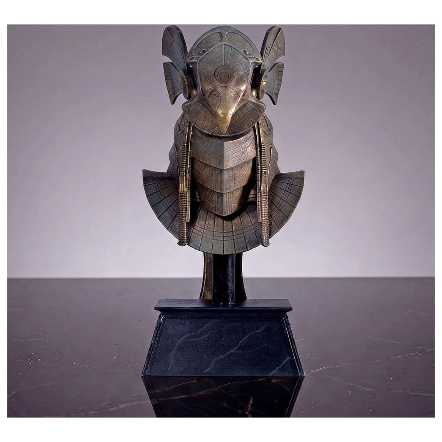 Stargate namizna replika čelade Horus Guard čelada 15 cm fotografija izdelka
