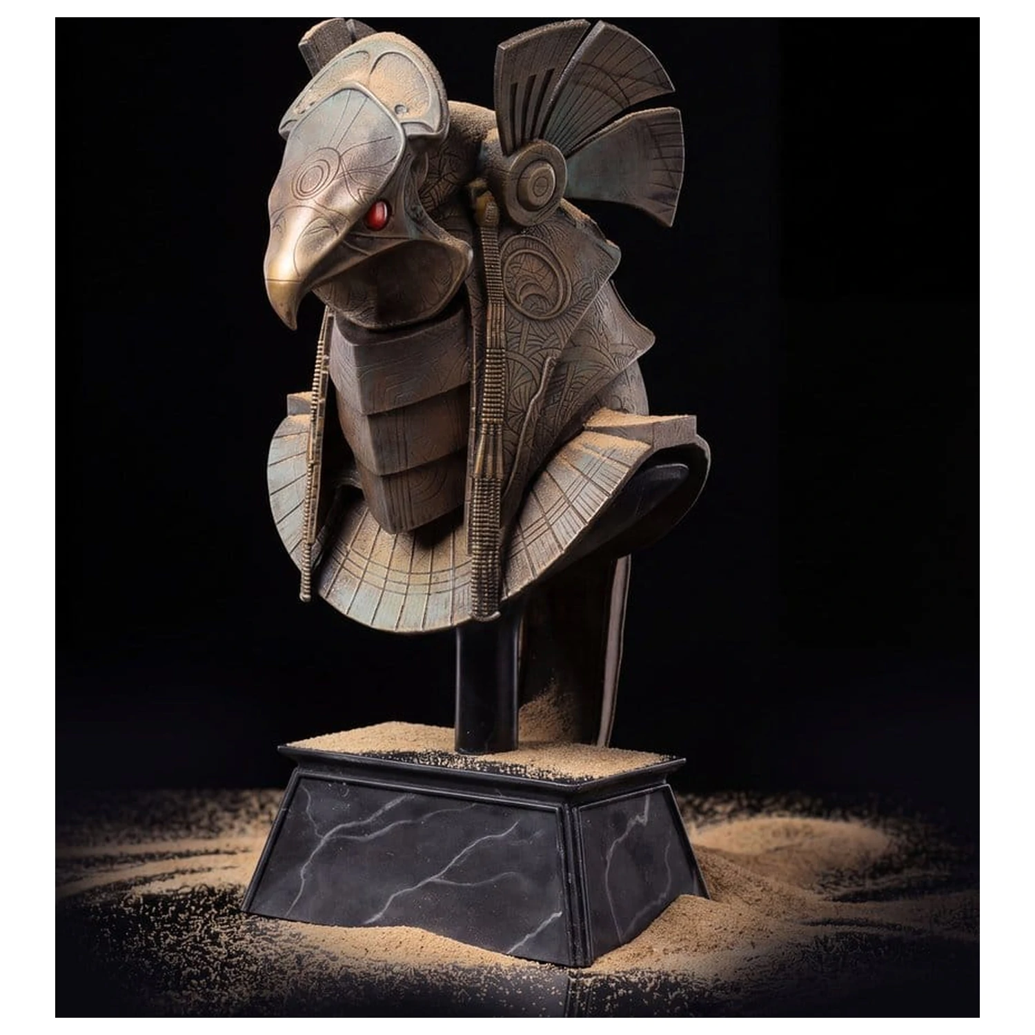 Stargate namizna replika čelade Horus Guard čelada 15 cm fotografija izdelka