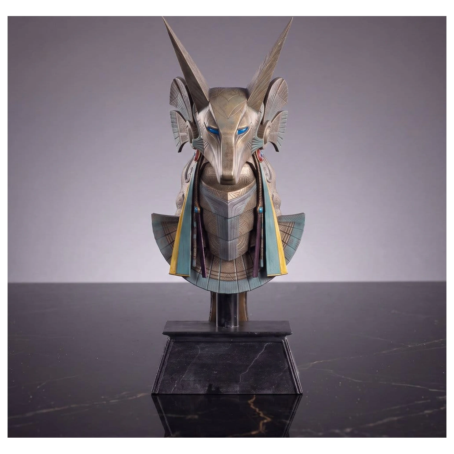 Stargate Replika namizne replike čelade Jackal Guard Helmet Anubis 15 cm fotografija izdelka