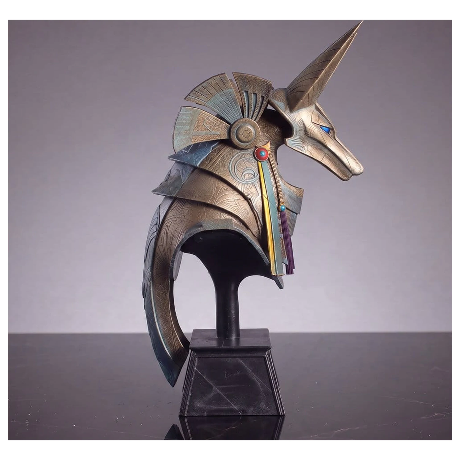 Stargate Replika namizne replike čelade Jackal Guard Helmet Anubis 15 cm fotografija izdelka