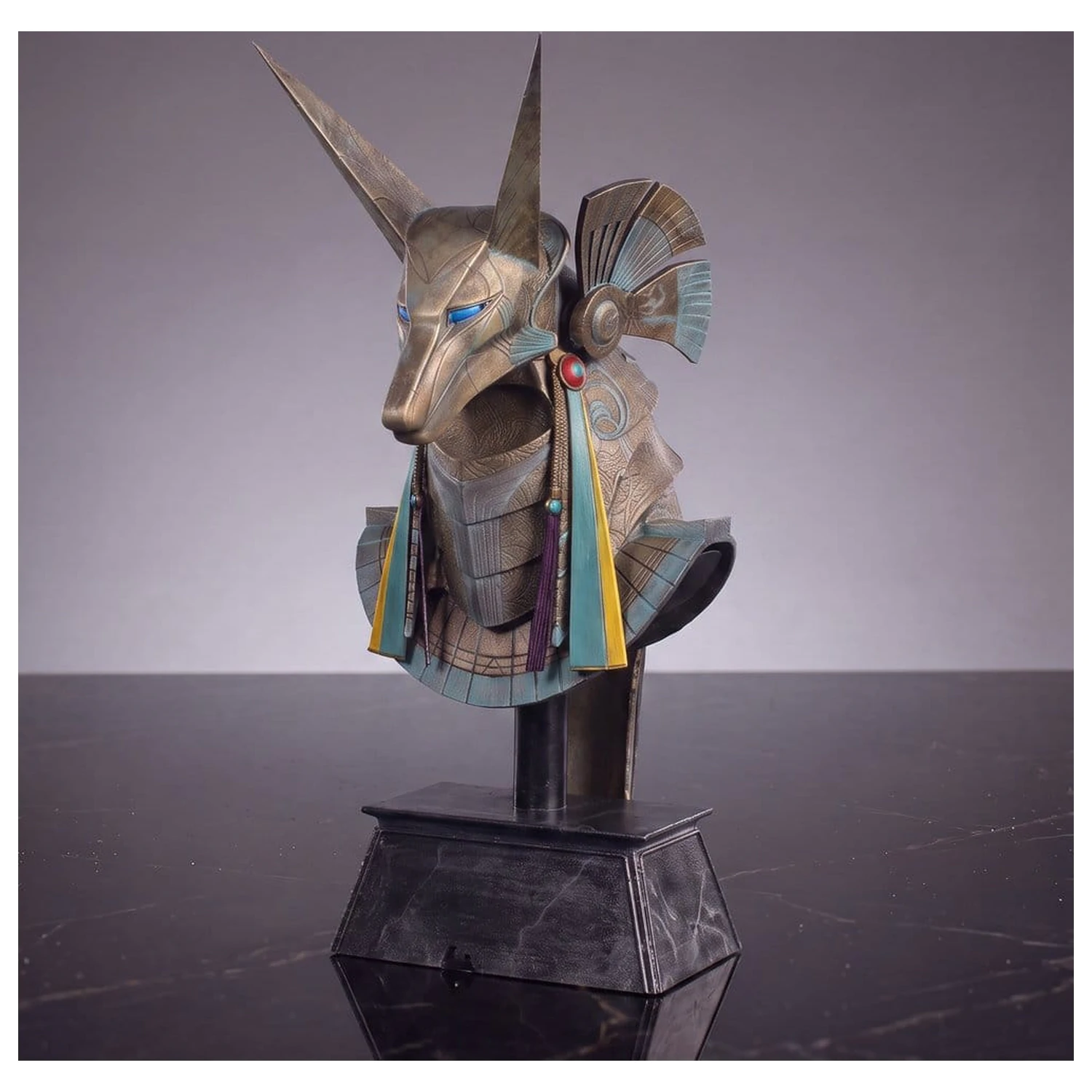 Stargate Replika namizne replike čelade Jackal Guard Helmet Anubis 15 cm fotografija izdelka