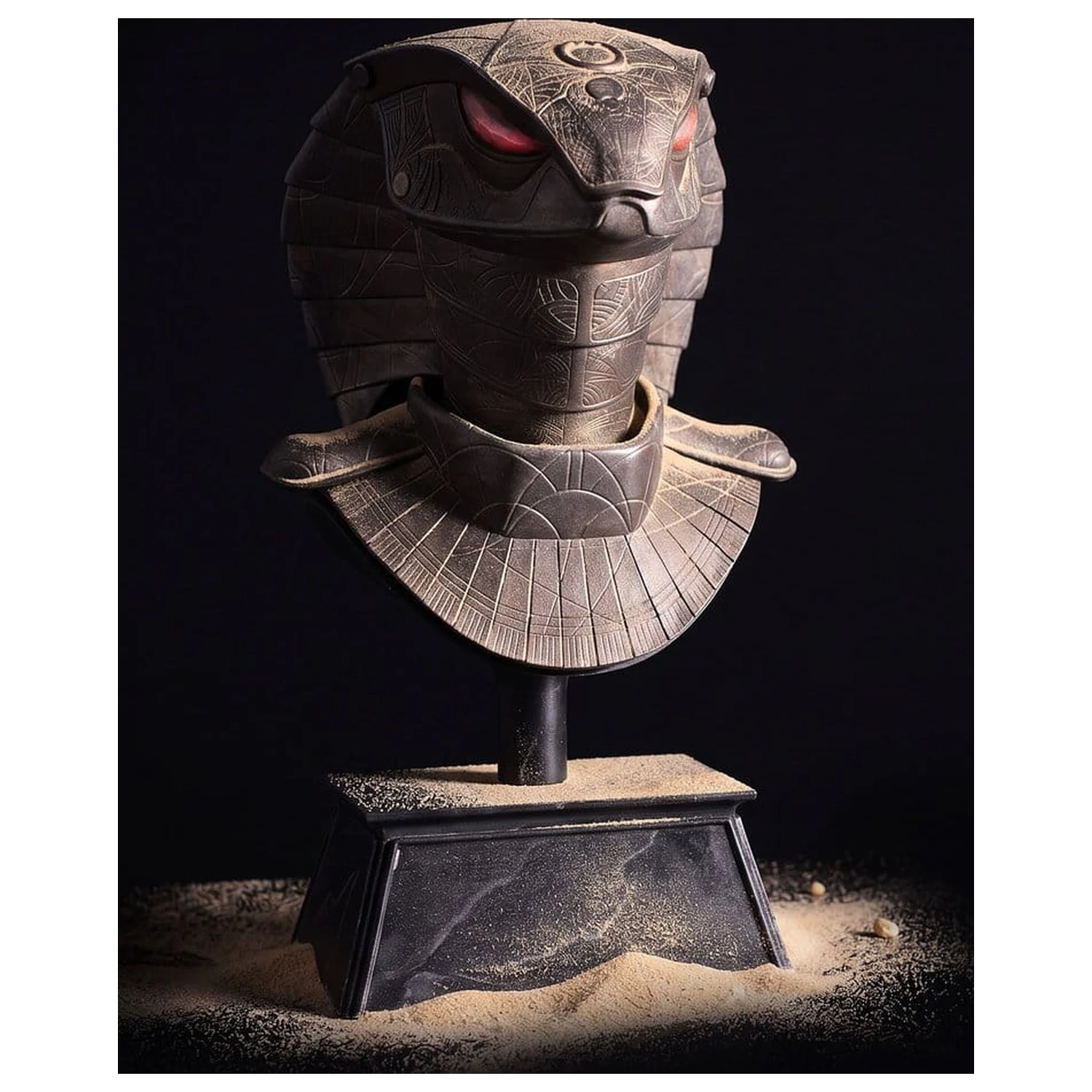 Stargate Namizna replika čelade replika Čelade Kačji stražar Apophis 15 cm fotografija izdelka