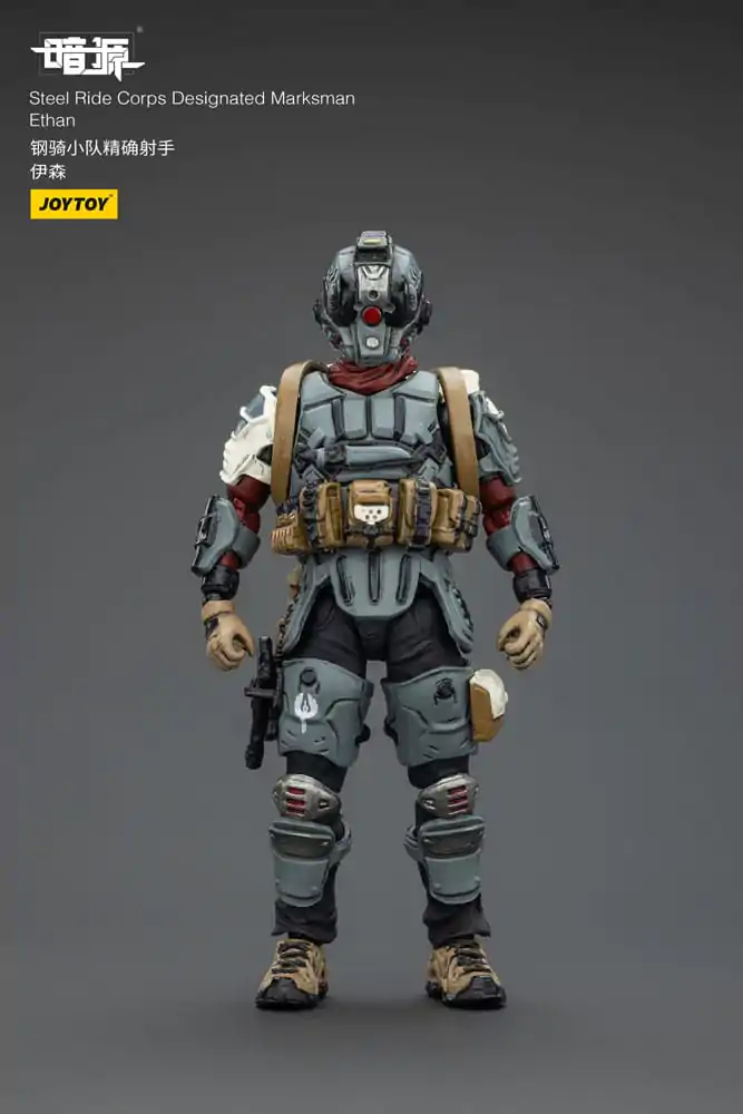 Steel Ride Corps Dark Source Akcijska figura Designated Marksman Ethan 7 cm fotografija izdelka