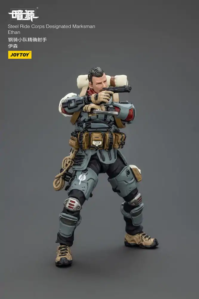 Steel Ride Corps Dark Source Akcijska figura Designated Marksman Ethan 7 cm fotografija izdelka