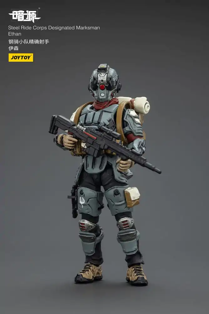 Steel Ride Corps Dark Source Akcijska figura Designated Marksman Ethan 7 cm fotografija izdelka