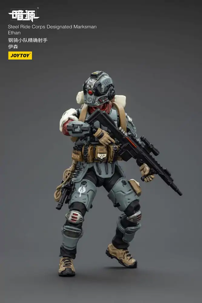 Steel Ride Corps Dark Source Akcijska figura Designated Marksman Ethan 7 cm fotografija izdelka