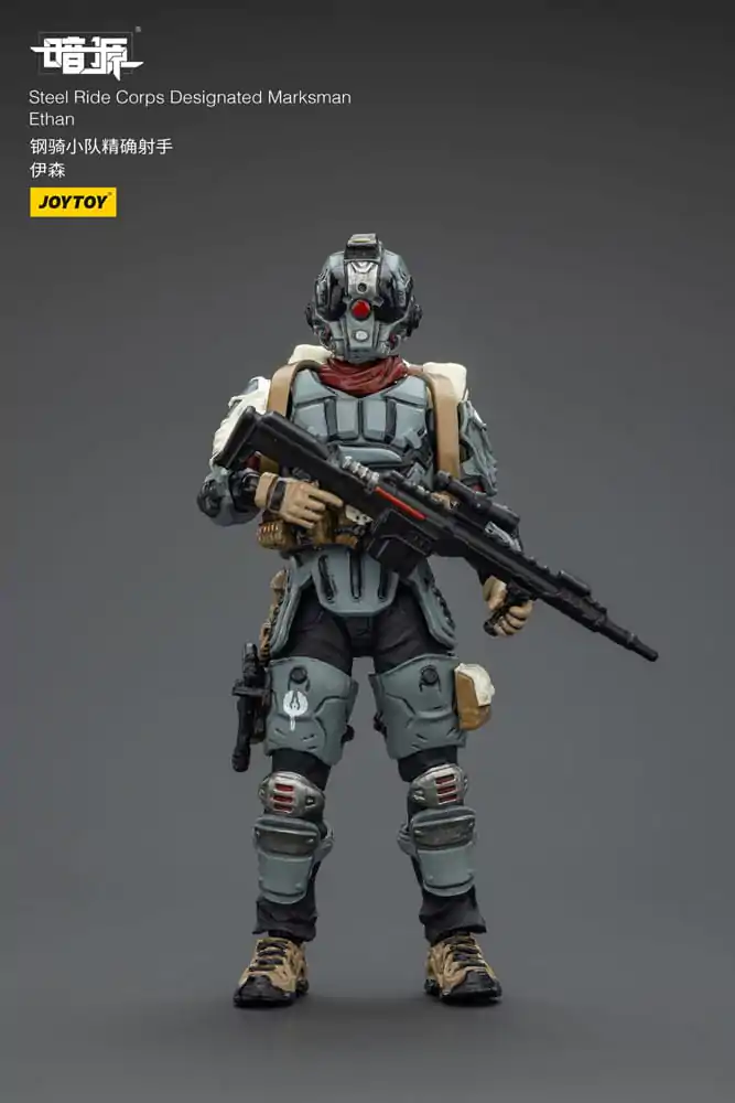 Steel Ride Corps Dark Source Akcijska figura Designated Marksman Ethan 7 cm fotografija izdelka