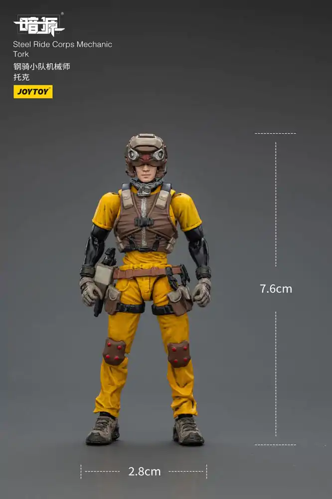 Steel Ride Corps Dark Source Akcijska figura Mechanic Tork 7 cm fotografija izdelka