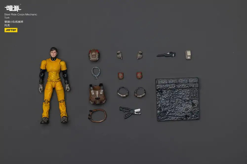 Steel Ride Corps Dark Source Akcijska figura Mechanic Tork 7 cm fotografija izdelka