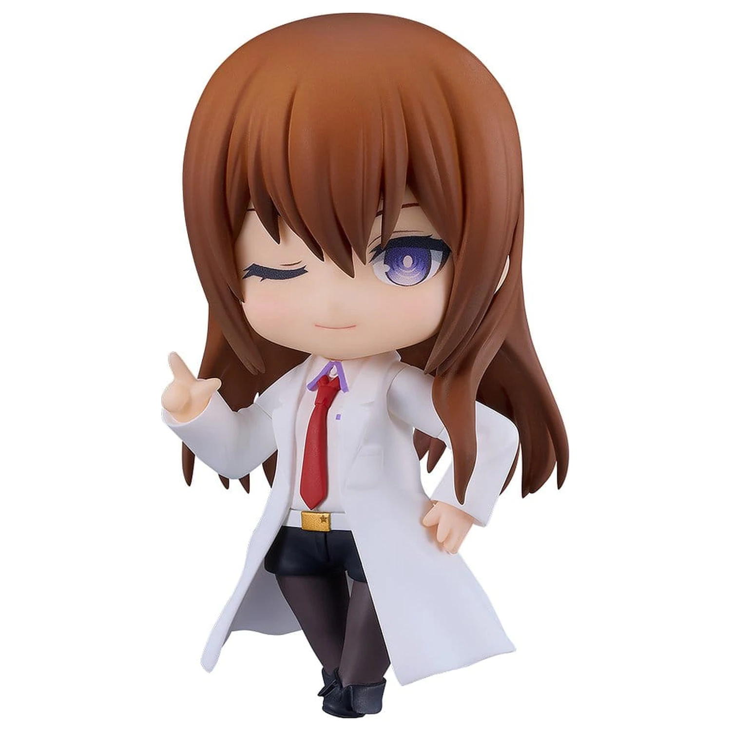 Steins Gate Nendoroid Basic Action Figure Kurisu Makise: Lab Coat Ver. 10 cm fotografija izdelka