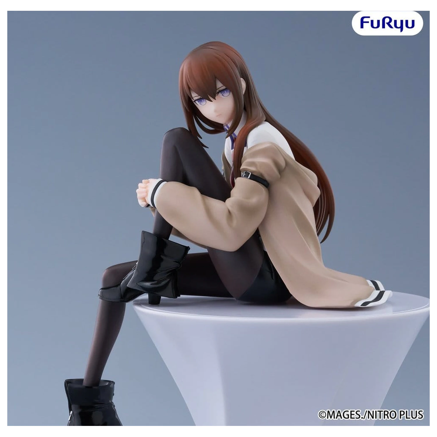 Steins Gate Noodle Stopper PVC kip Kurisu Makise 14 cm fotografija izdelka