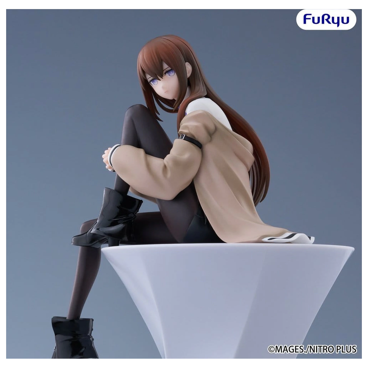 Steins Gate Noodle Stopper PVC kip Kurisu Makise 14 cm fotografija izdelka