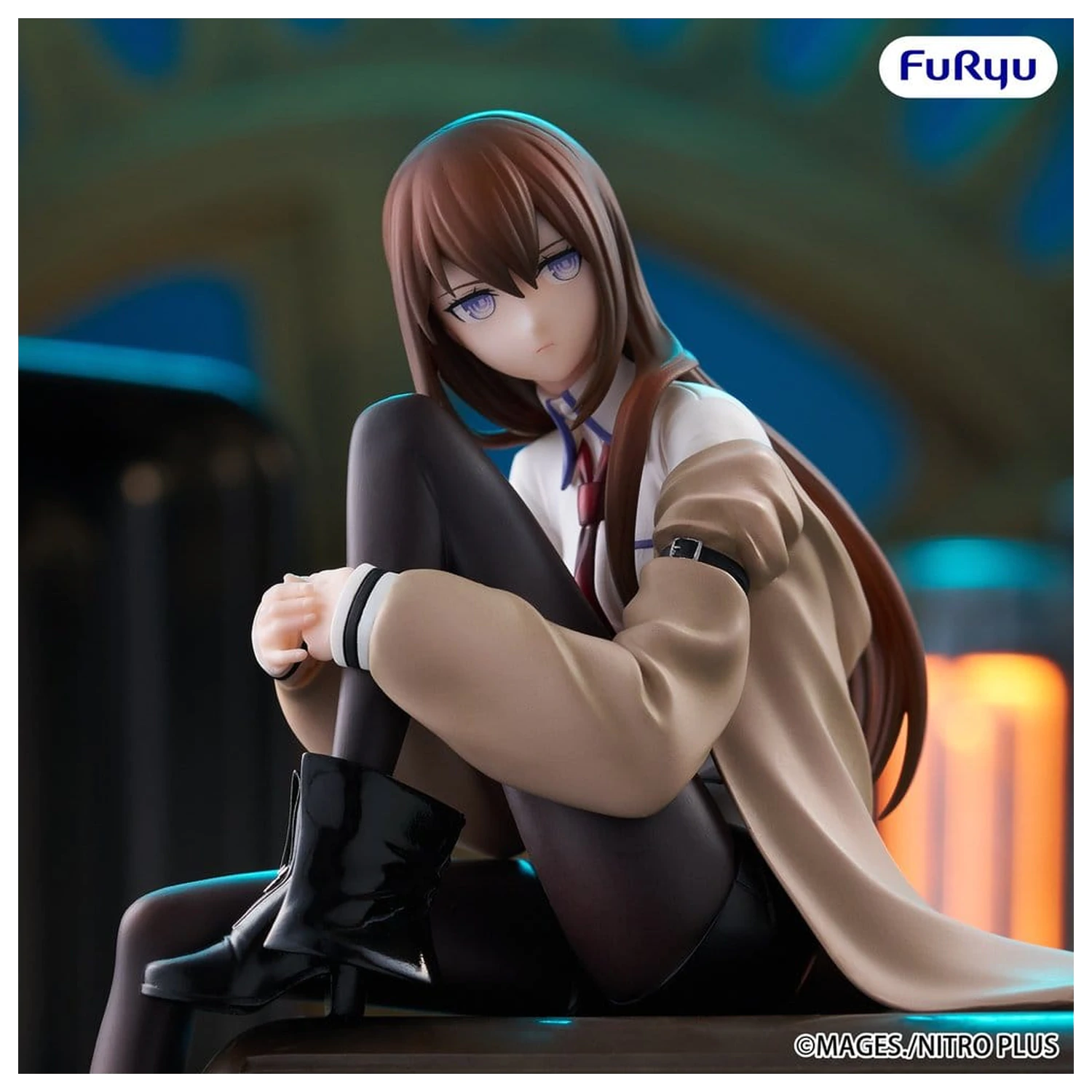 Steins Gate Noodle Stopper PVC kip Kurisu Makise 14 cm fotografija izdelka