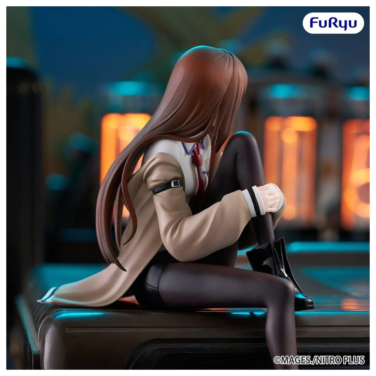 Steins Gate Noodle Stopper PVC kip Kurisu Makise 14 cm fotografija izdelka