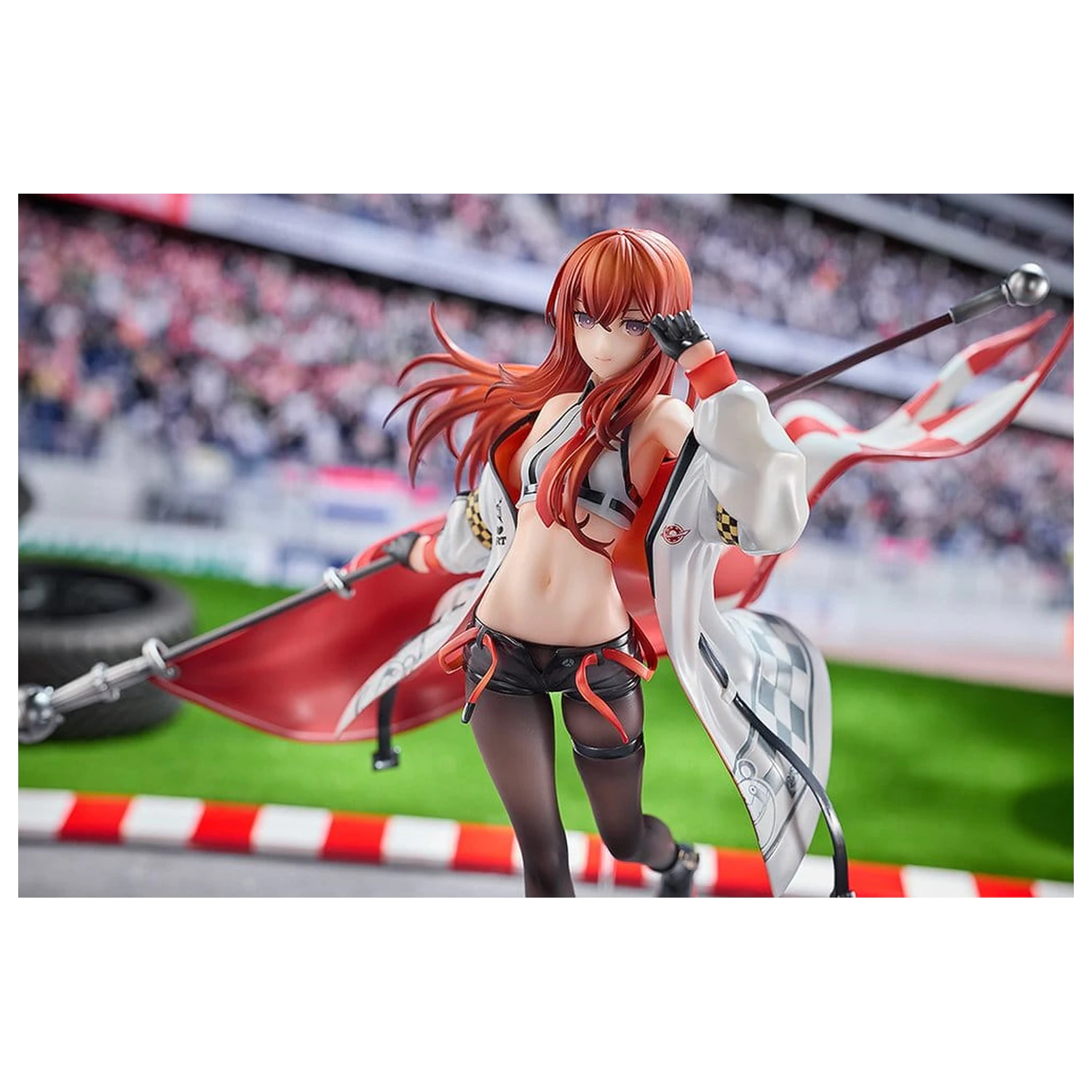 Steins;Gate PVC figura 1/7 Kurisu Makise: Racing Ver. 24 cm fotografija izdelka