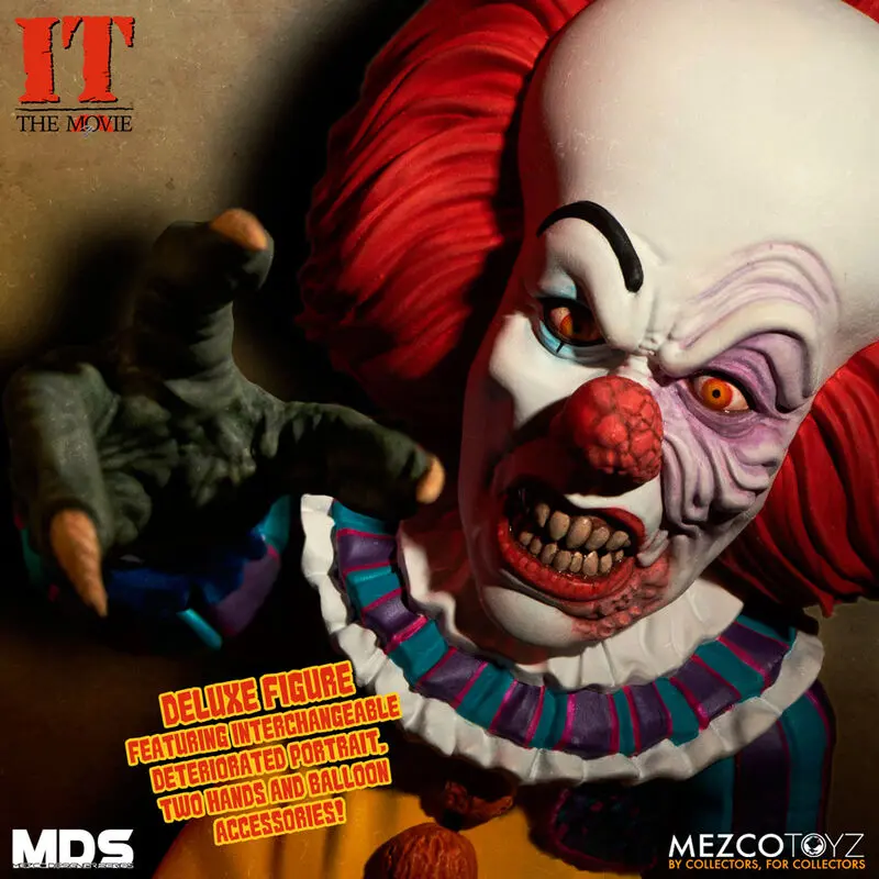 Stephen Kings It 1990 MDS Deluxe Akcijska Figura Pennywise 15 cm fotografija izdelka