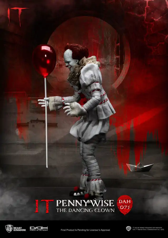 Stephen Kings It Dynamic 8ction Heroes akcijska figura 1/9 Pennywise 21 cm fotografija izdelka