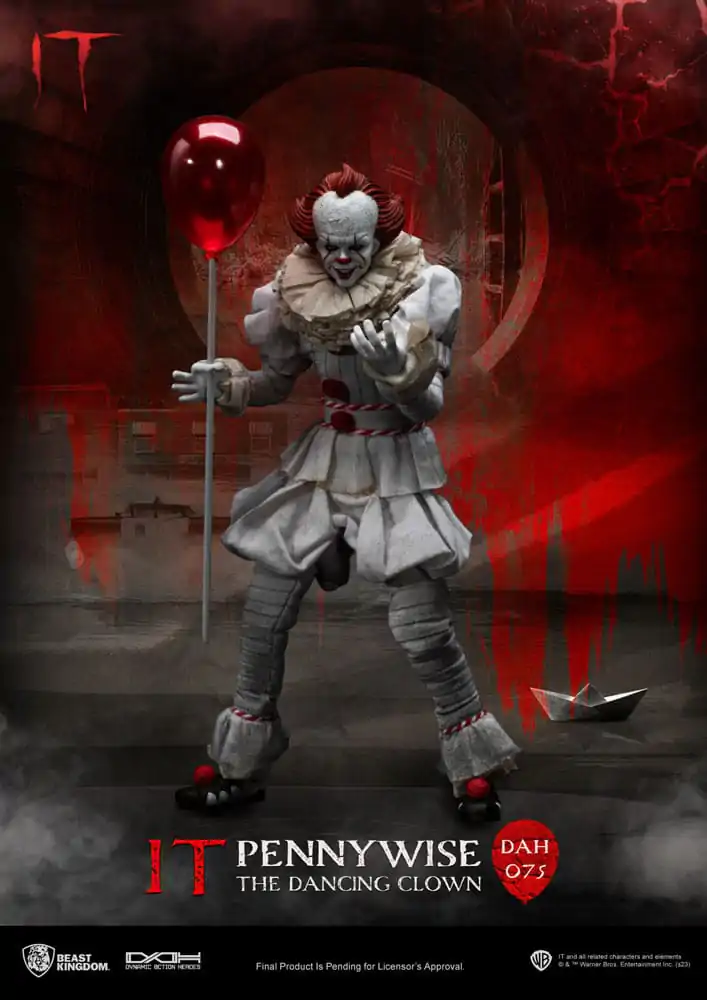 Stephen Kings It Dynamic 8ction Heroes akcijska figura 1/9 Pennywise 21 cm fotografija izdelka