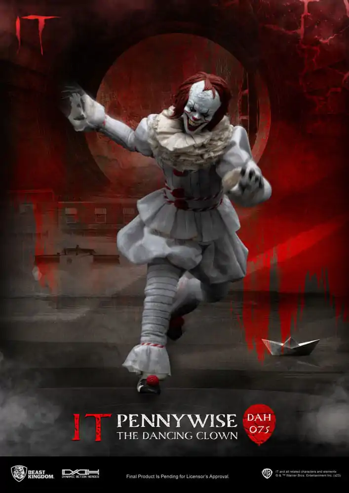 Stephen Kings It Dynamic 8ction Heroes akcijska figura 1/9 Pennywise 21 cm fotografija izdelka