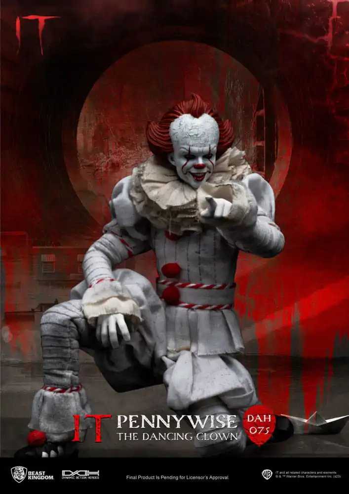 Stephen Kings It Dynamic 8ction Heroes akcijska figura 1/9 Pennywise 21 cm fotografija izdelka