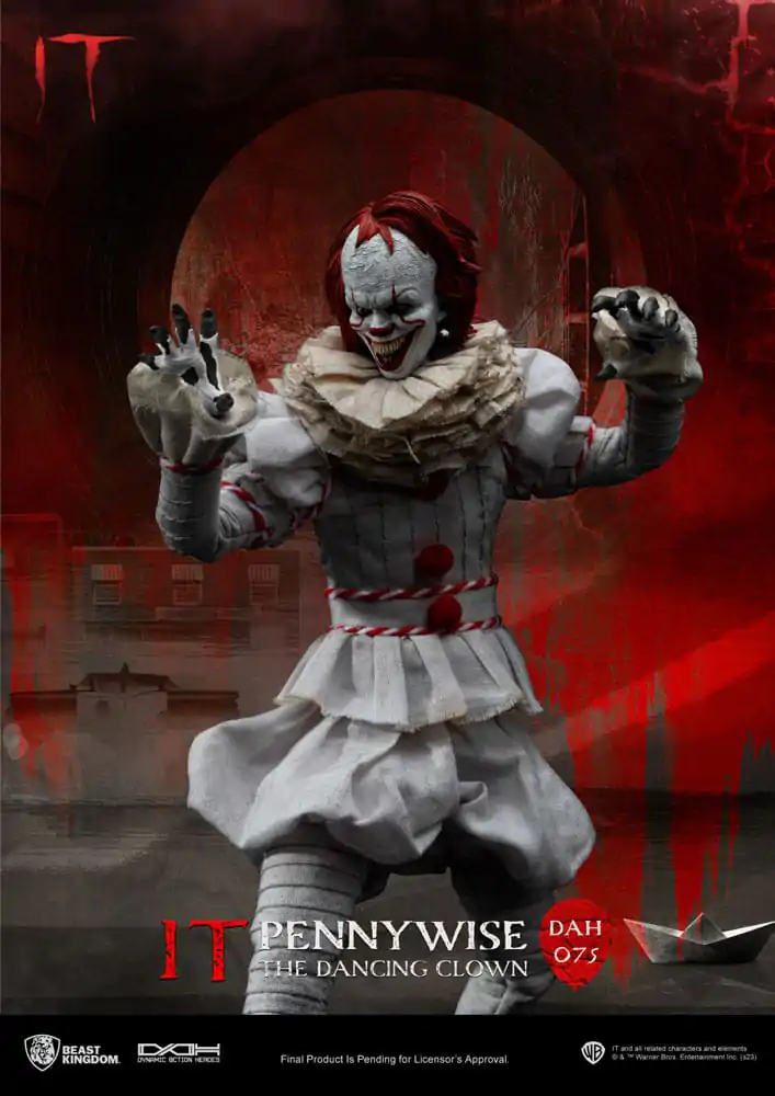 Stephen Kings It Dynamic 8ction Heroes akcijska figura 1/9 Pennywise 21 cm fotografija izdelka