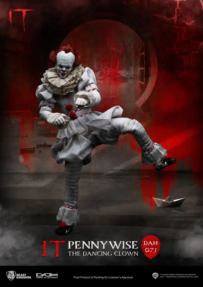 Stephen Kings It Dynamic 8ction Heroes akcijska figura 1/9 Pennywise 21 cm fotografija izdelka