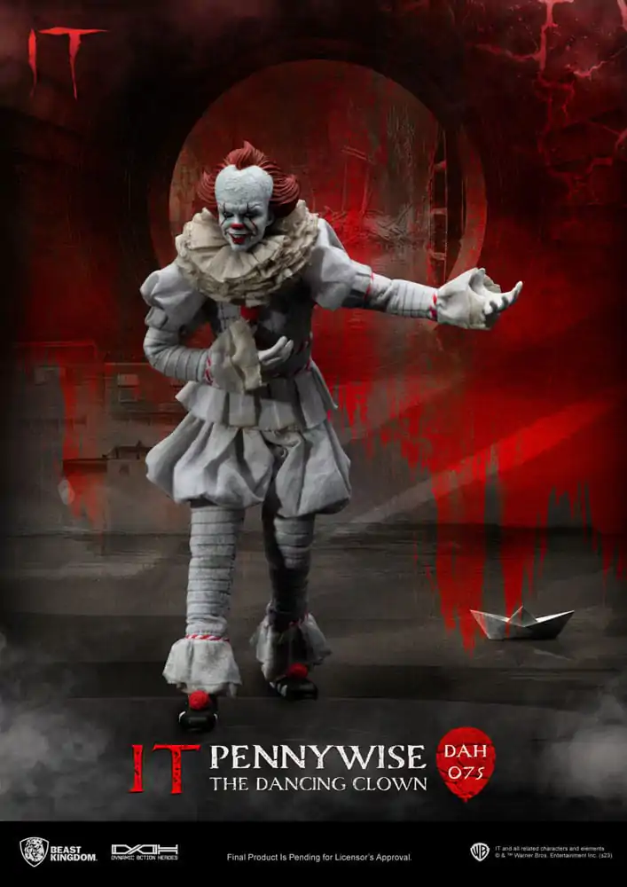 Stephen Kings It Dynamic 8ction Heroes akcijska figura 1/9 Pennywise 21 cm fotografija izdelka