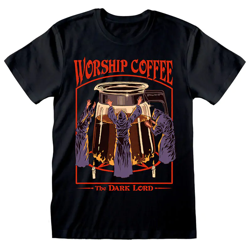 Steven Rhodes Worship Coffee majica s kratkimi rokavi fotografija izdelka