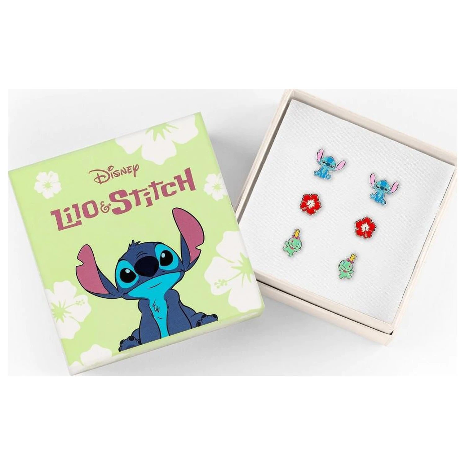 Stitch 3 Pari Uhani s čepki fotografija izdelka