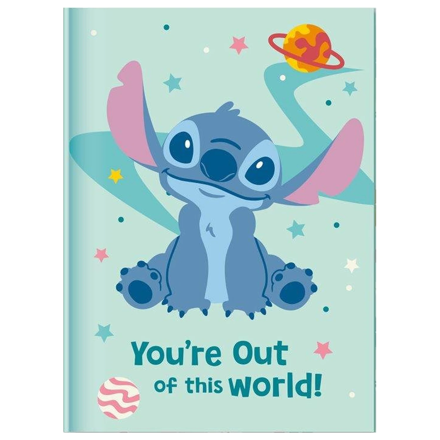 Stitch darilni set dnevnik s ključavnico + pompom pisalo fotografija izdelka